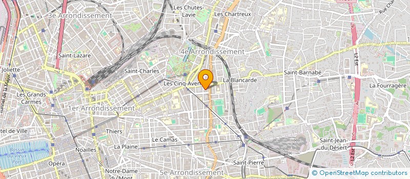 localisation de l'entreprise VF CONSEIL & PATRIMOINE à MARSEILLE 4EME