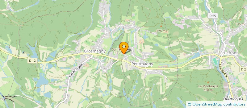 localisation de l'entreprise VF CONSEILS à PETITMAGNY