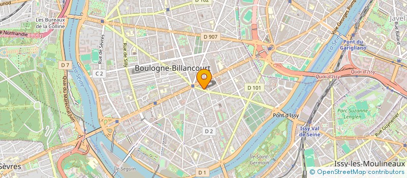 localisation de l'entreprise VF CONSULTING  BOULOGNE-BILLANCOURT