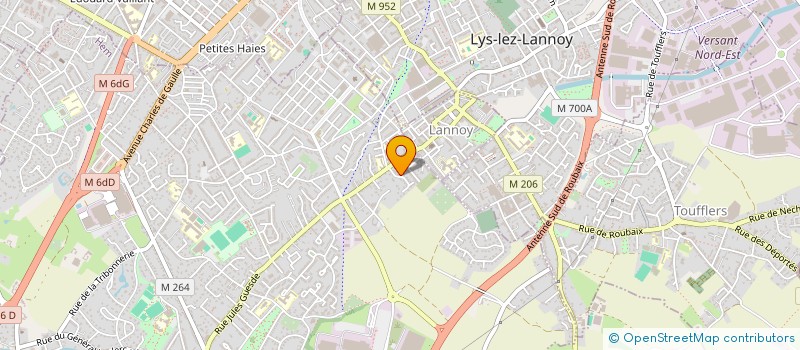 localisation de l'entreprise VF-DANSES  HEM