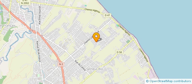 localisation de l'entreprise VF DISTRIBUTION à SAINT-ANDRE