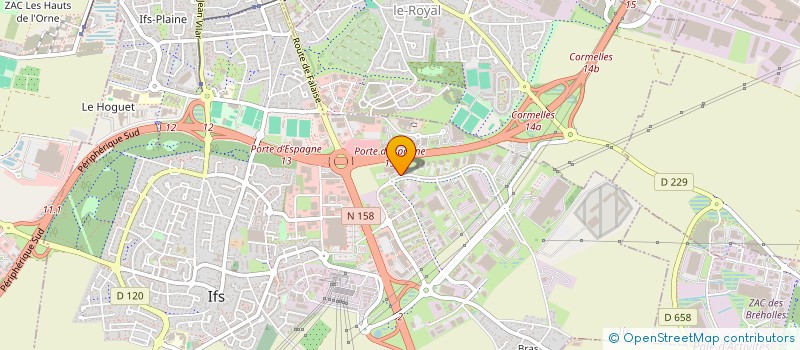 localisation de l'entreprise VF DISTRIBUTION CAEN LA MER à IFS