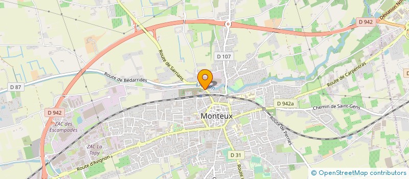 localisation de l'entreprise VF DISTRIBUTION SARL à MONTEUX