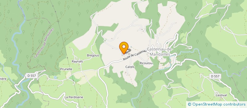 localisation de l'entreprise VF ENERGIE  CASTELNAU-DE-MANDAILLES