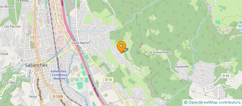 localisation de l'entreprise VF ENERGIE SOLAIRE à SALLANCHES