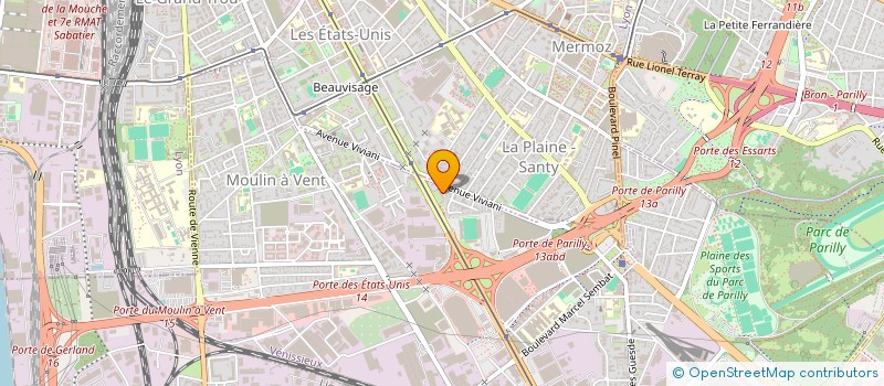 localisation de l'entreprise VF EVENTS  VENISSIEUX