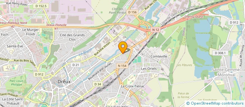 localisation de l'entreprise VF EXPERTISE CONSEIL à DREUX