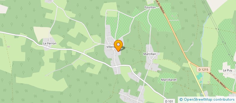 localisation de l'entreprise VF IMMO  SAINT-LAURENT-MEDOC