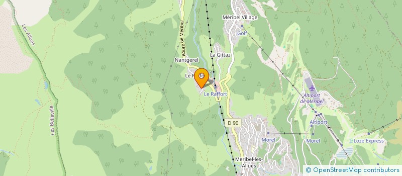 localisation de l'entreprise VF INVEST 1986  LES ALLUES