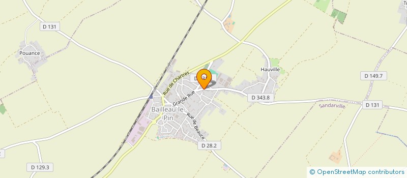 localisation de l'entreprise VF L DISTRIBUTION à BAILLEAU-LE-PIN