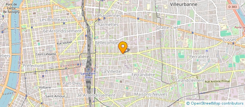 localisation de l'entreprise VF LAFAYETTE à LYON