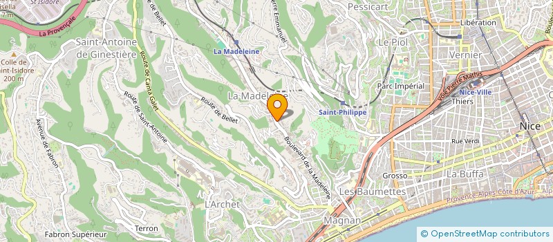 localisation de l'entreprise VF MOTOR  NICE