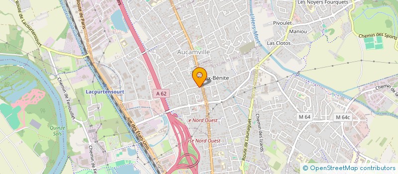 localisation de l'entreprise VF OPTIQUE à AUCAMVILLE