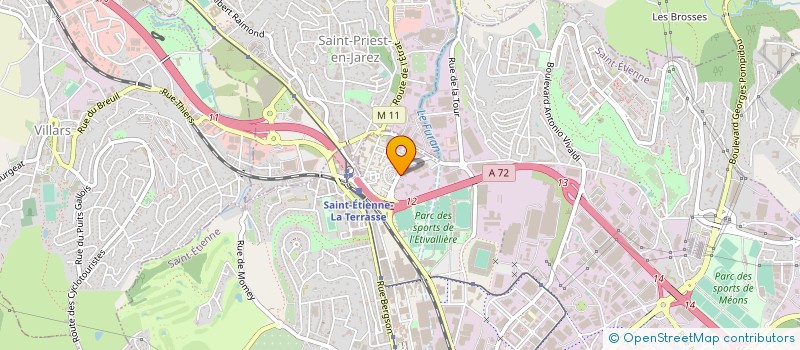 localisation de l'entreprise VF RECTIFICATION MOTEURS  SAINT-ETIENNE