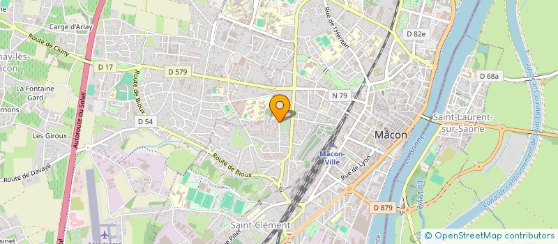 localisation de l'entreprise VF SHOPPING à MACON