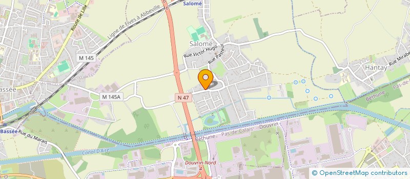 localisation de l'entreprise VF SOL  SALOME