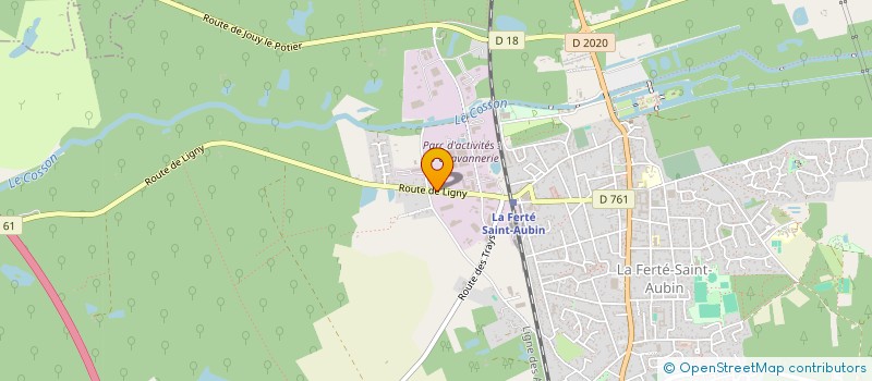 localisation de l'entreprise VF SOLUTIONS à LA FERTE-SAINT-AUBIN