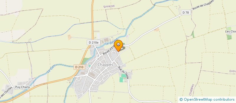 localisation de l'entreprise VF TORNEY IMMO  CHAPPES