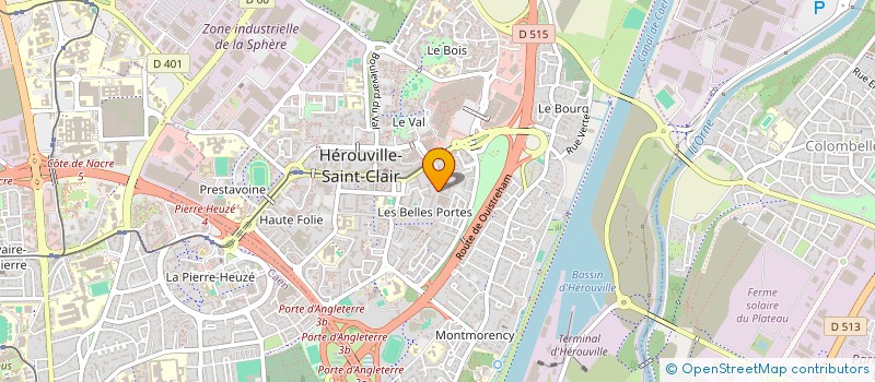 localisation de l'entreprise VF2M à HEROUVILLE-SAINT-CLAIR