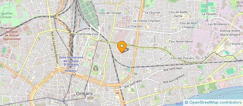 localisation de l'entreprise VFA à ORLEANS