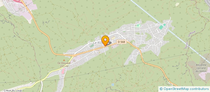 localisation de l'entreprise VFA PROMOTION  LE ROVE