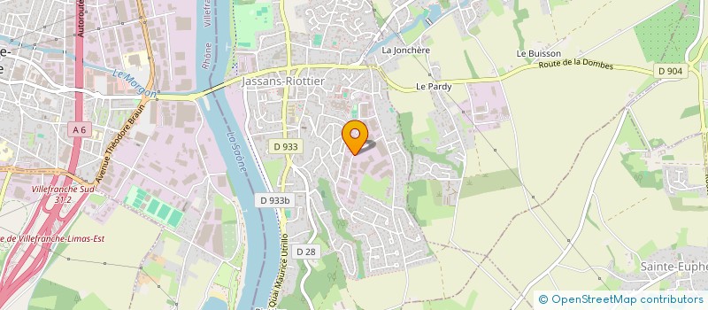 localisation de l'entreprise VFAG à JASSANS-RIOTTIER