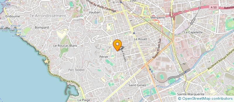 localisation de l'entreprise VFAIR 26  MARSEILLE