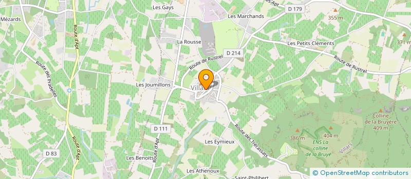 localisation de l'entreprise VFAIR  RUSTREL