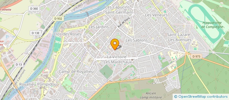 localisation de l'entreprise VFAP EURL  COMPIEGNE