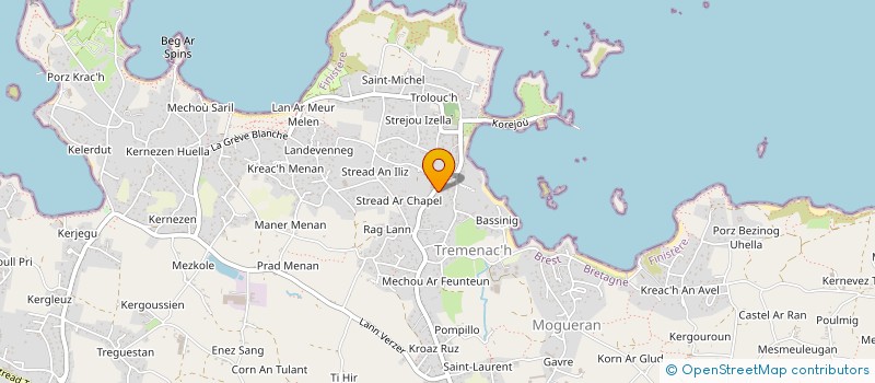 localisation de l'entreprise VFB  PLOUGUERNEAU