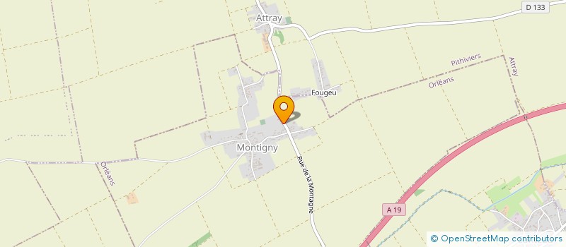 localisation de l'entreprise VFBOIS4 à MONTIGNY
