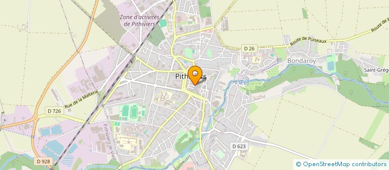 localisation de l'entreprise VFC à PITHIVIERS