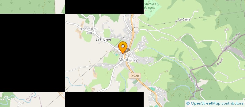 localisation de l'entreprise VFC ELEC à MONTSALVY