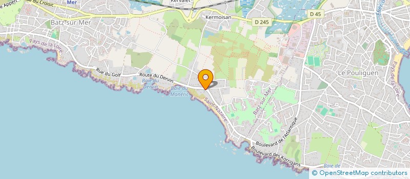 localisation de l'entreprise VFC IMMO  BATZ-SUR-MER