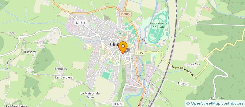 localisation de l'entreprise VFCB  CLUNY