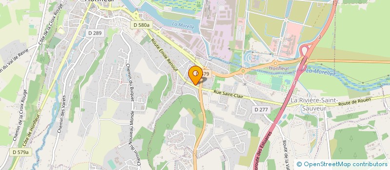 localisation de l'entreprise VFCF CONSULTING  LA RIVIERE-SAINT-SAUVEUR