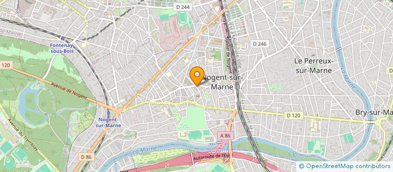 localisation de l'entreprise VFH  NOGENT-SUR-MARNE