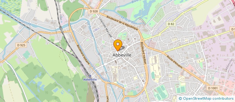 localisation de l'entreprise VFHL à ABBEVILLE