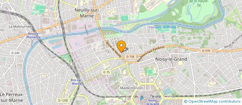 localisation de l'entreprise VFL à NOISY-LE-GRAND