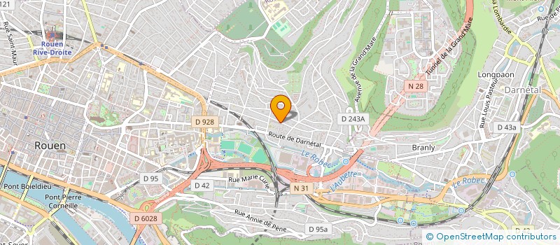 localisation de l'entreprise VFL IMMO à ROUEN