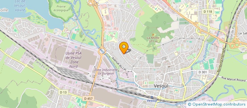 localisation de l'entreprise VFM DE LA MOTTE à VESOUL