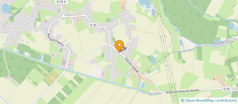 localisation de l'entreprise VFM INVEST  FLINES-LEZ-RACHES