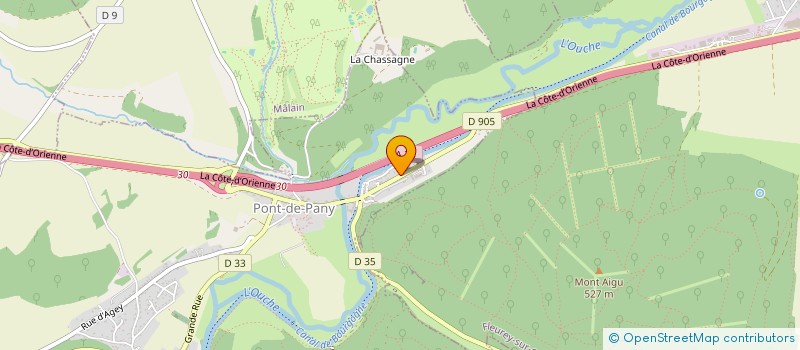 localisation de l'entreprise VFP à SAINTE-MARIE-SUR-OUCHE