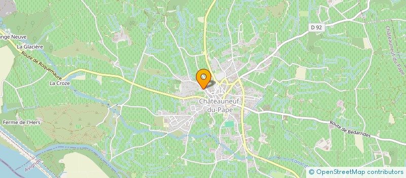 localisation de l'entreprise VFP  CHATEAUNEUF-DU-PAPE