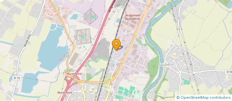 localisation de l'entreprise VFP TERRASSEMENT  MURET