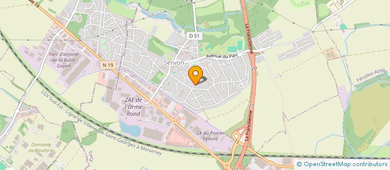 localisation de l'entreprise VFR IMMO-DIAG  SERVON