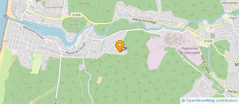 localisation de l'entreprise VFT 40  MIMIZAN