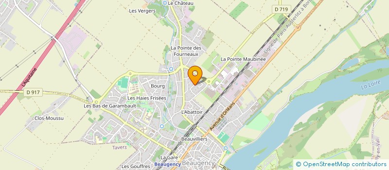 localisation de l'entreprise VFVB à BEAUGENCY