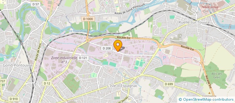 localisation de l'entreprise VG ANGOULEME à L'ISLE-D'ESPAGNAC