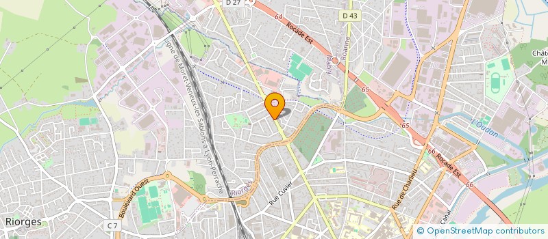 localisation de l'entreprise VG AQUITAINE à RIORGES